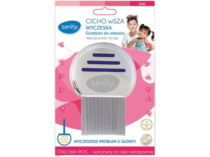 SANITY Cicho wSZA Wyczeska – Grzebień do włosów, sprzęt medyczny