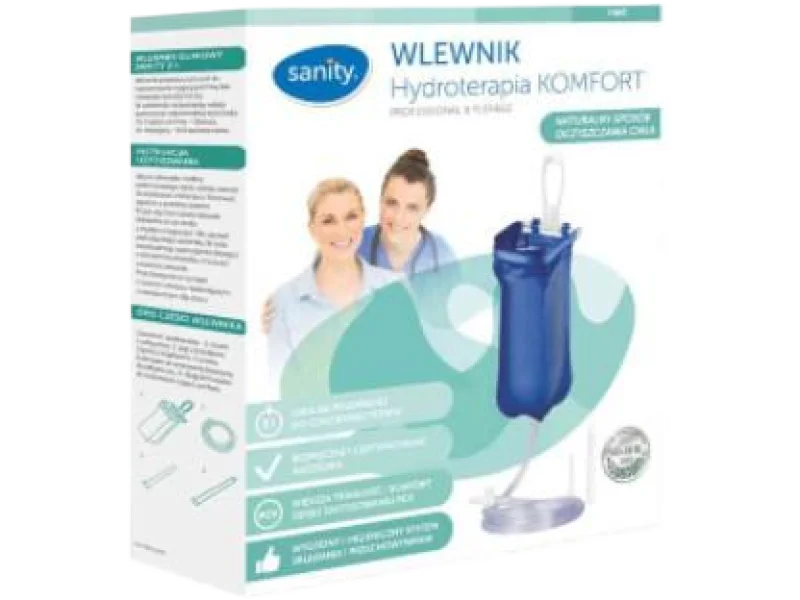 SANITY Wlewnik Hydroterapia KOMFORT PCV, sprzęt medyczny