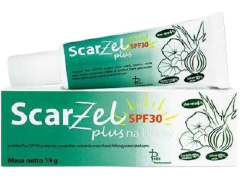 Scarżel plus na blizny SPF30, kremożel