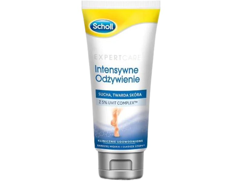 SCHOLL Expert Care Intensywne Odżywienie Krem do stóp nawilżający dla skóry suchej i zrogowaciałej