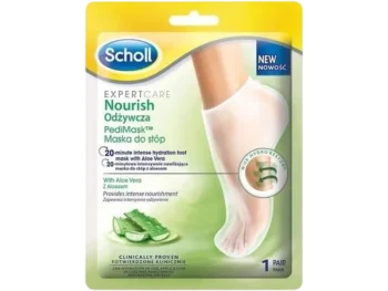 Zdjęcie produktu Scholl Expert Care PediMask odżywcza maska do stóp z aloesem