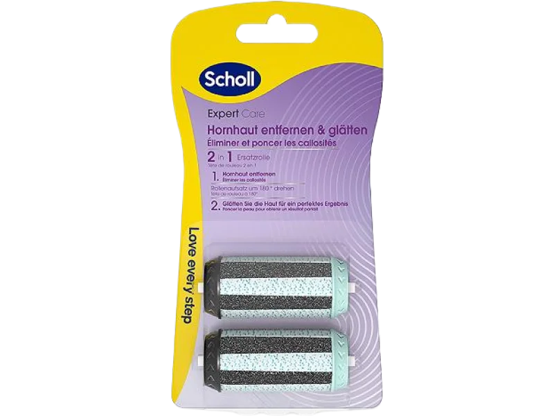Scholl ExpertCare Głowice obrotowe do pilnika elektrycznego 2w1, sprzęt medyczny