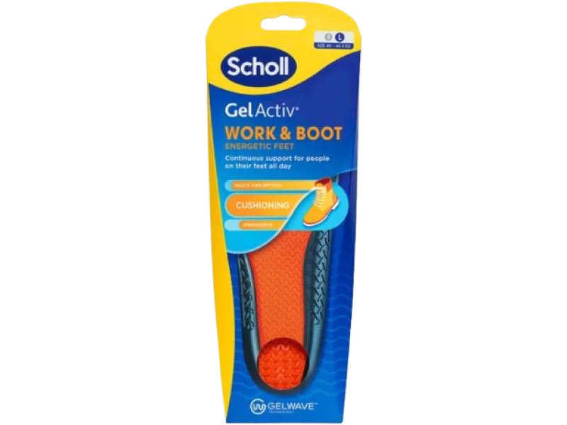 SCHOLL GelActiv Work & Boot Wkładki do butów męskie