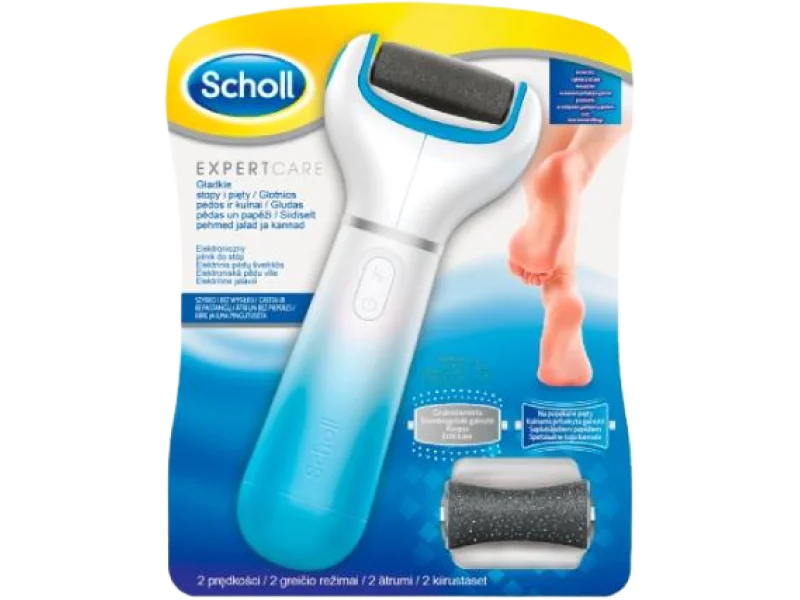 Scholl Velvet Smooth Elektroniczny pilnik do stóp, sprzęt medyczny