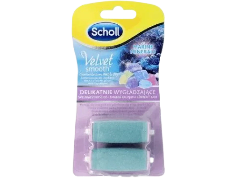 Scholl Velvet Smooth Głowice obrotowe Wet & Dry, sprzęt medyczny