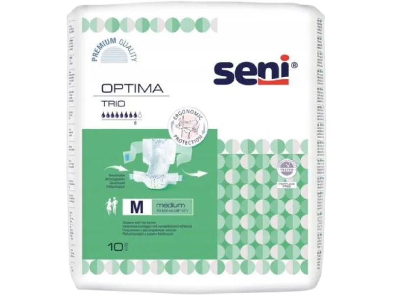 SENI OPTIMA TRIO MEDIUM Pieluchomajtki z pasem biodrowym