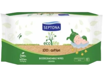 Zdjęcie produktu SEPTONA Chusteczki nawilżane biodegradowalne dla dzieci