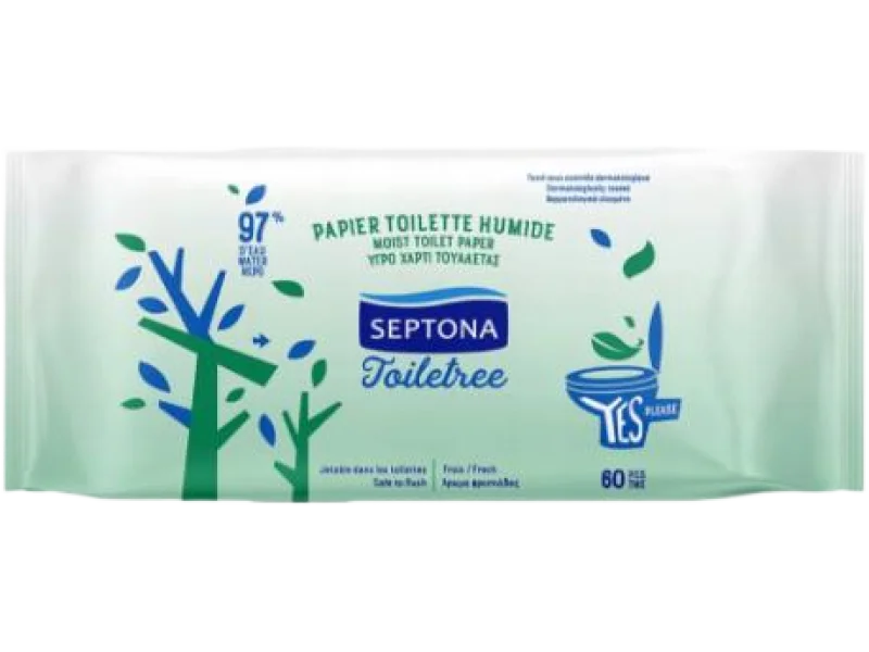 SEPTONA Nawilżany papier toaletowy, chusteczki