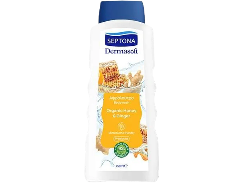 Septona Żel pod prysznic Organic Honey & Ginger, żel