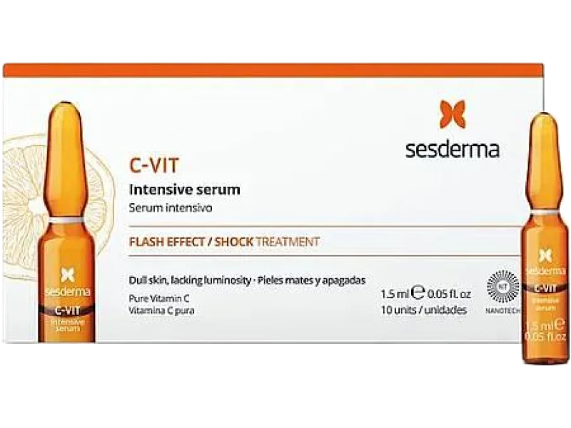 Sesderma C-Vit Intensywne serum z witaminą C, ampułki, 12%