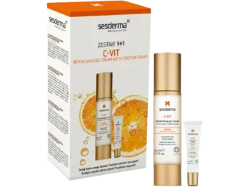 SESDERMA C-VIT Zestaw Krem-żel do twarzy + Krem pod oczy