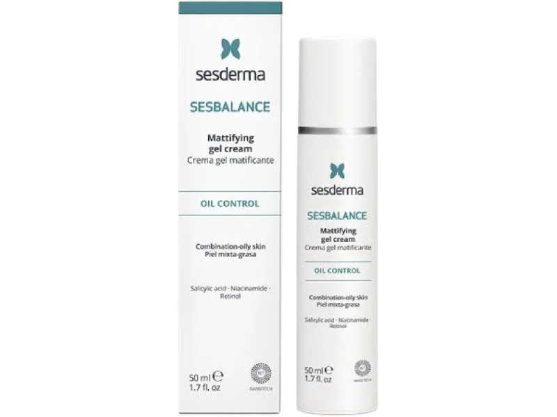 SESDERMA Sesbalance Żelowy krem regulujący wydzielanie sebum, kremożel