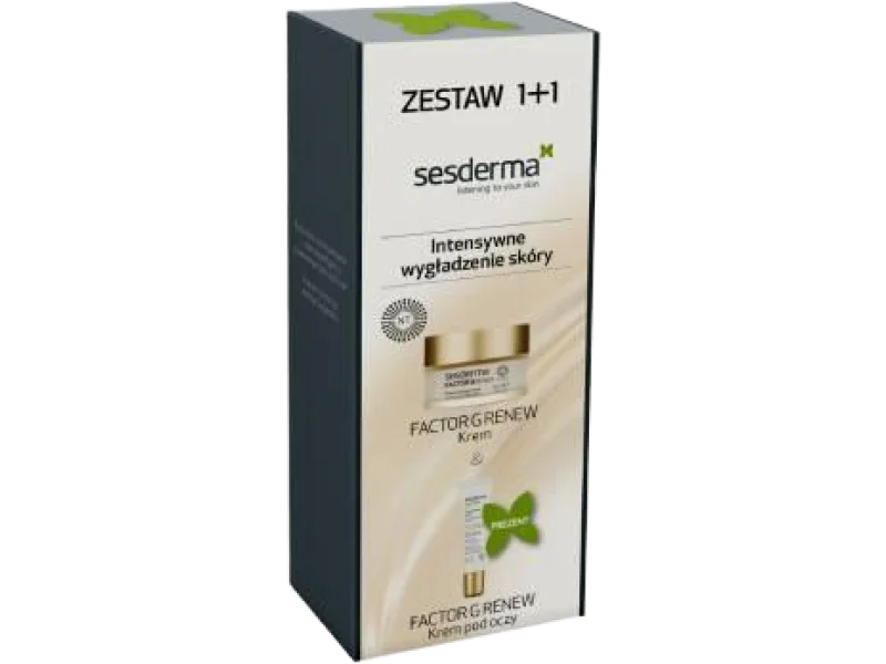 SESDERMA ZESTAW FACTOR G RENEW Krem ujędrniający dla skóry dojrzałej + Krem pod oczy