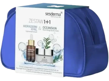 Zdjęcie produktu SESDERMA Zestaw Hidraderm Hyal Serum liposomowe + Oceanskin Krem odżywczy, serum,krem
