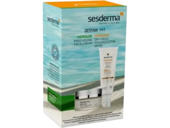 Zdjęcie produktu SESDERMA Zestaw REPASKIN DRY Fotoprotector SPF50 + Hidraloe Krem nawilżający
