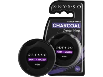 SEYSSO Carbon Black Czarna nić dentystyczna z aktywnym węglem