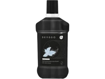 Zdjęcie produktu SEYSSO Carbon Black Odświeżający płyn do płukania jamy ustnej z węglem aktywnym, płyn do jamy ustnej