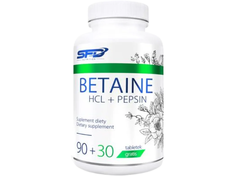 SFD BETAINE HCL+PEPSIN, tabletki