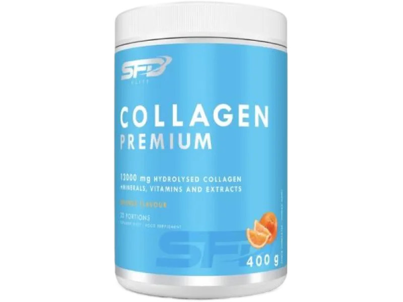 SFD Collagen Premium o smaku pomarańczowym, proszek