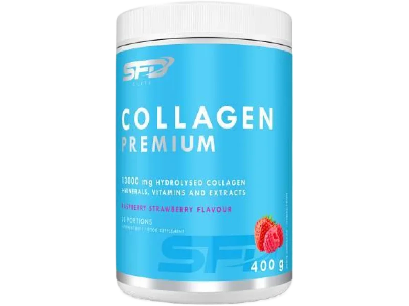 SFD Collagen Premium smak truskawka-malina, proszek