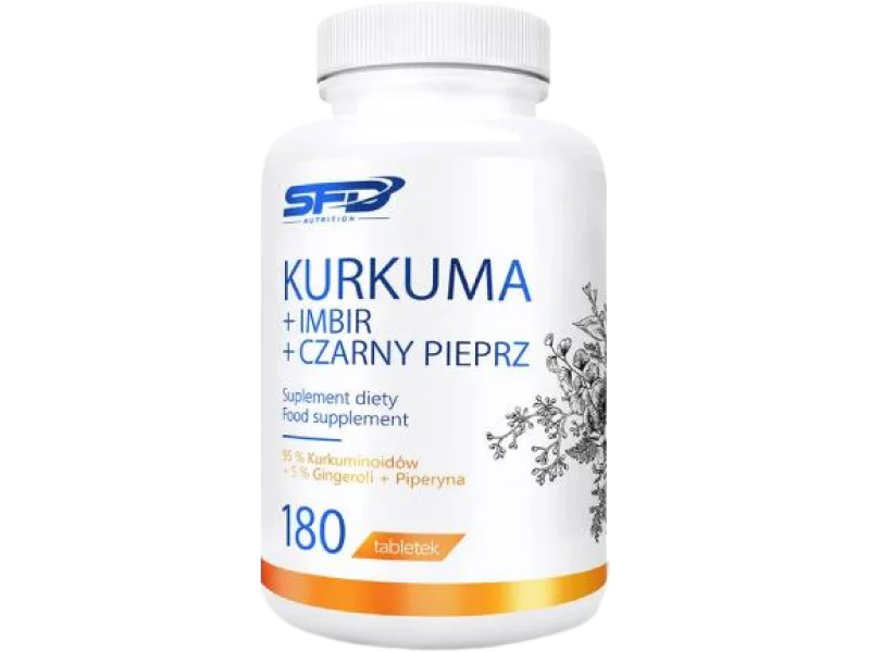 SFD Kurkuma + Imbir + Czarny Pieprz, tabletki
