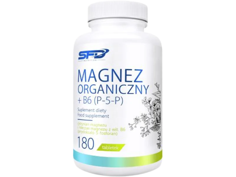 SFD Magnez Organiczny + B6 (P-5-P), tabletki