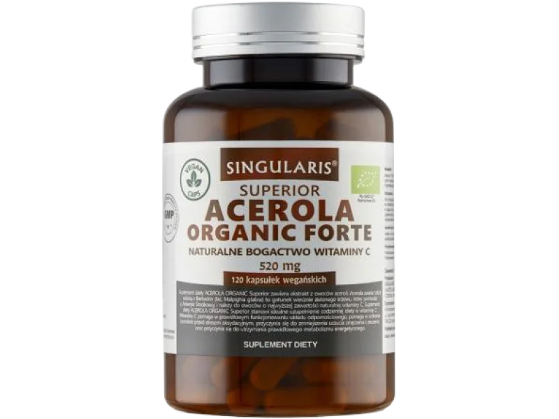 Singularis Acerola Organic Forte, kapsułki, 520 mg