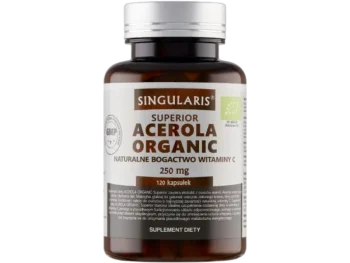 Zdjęcie produktu SINGULARIS Acerola Organic, kapsułki, 42,5 mg