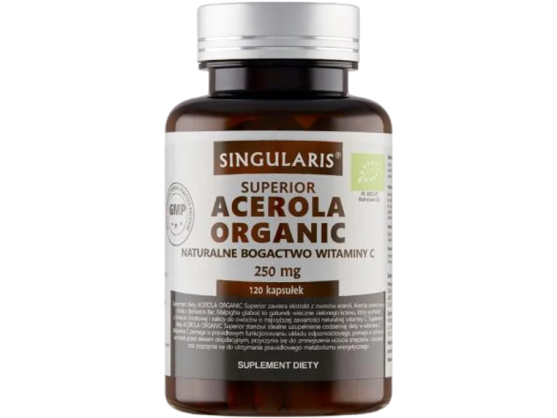 SINGULARIS Acerola Organic, kapsułki, 42,5 mg