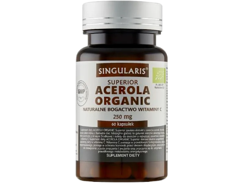 SINGULARIS Acerola Organic Superior, kapsułki