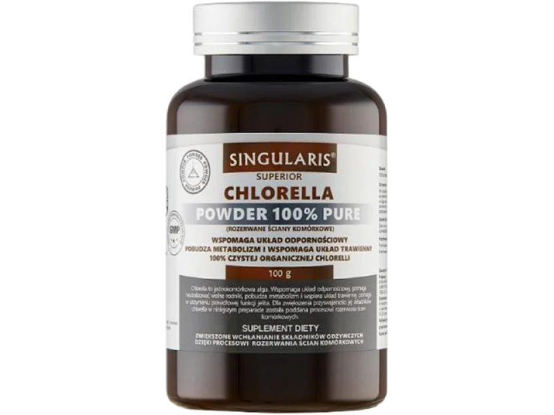 SINGULARIS Chlorella Powder 100% Pure, proszek