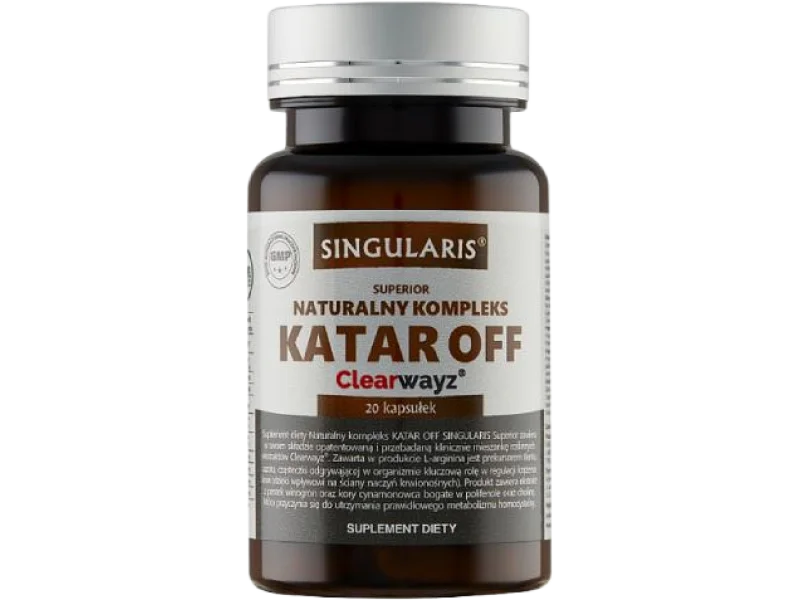 SINGULARIS Katar Off Naturalny Kompleks, kapsułki
