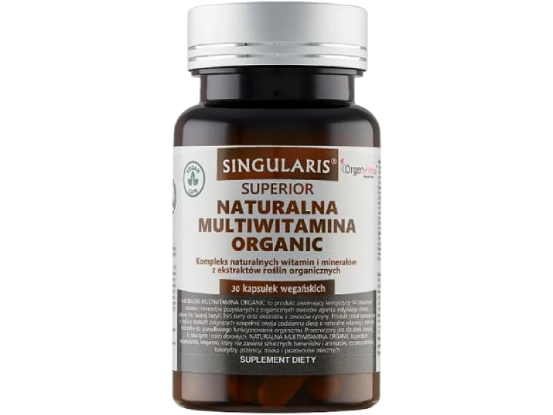 SINGULARIS Naturalna multiwitamina Organic, kapsułki