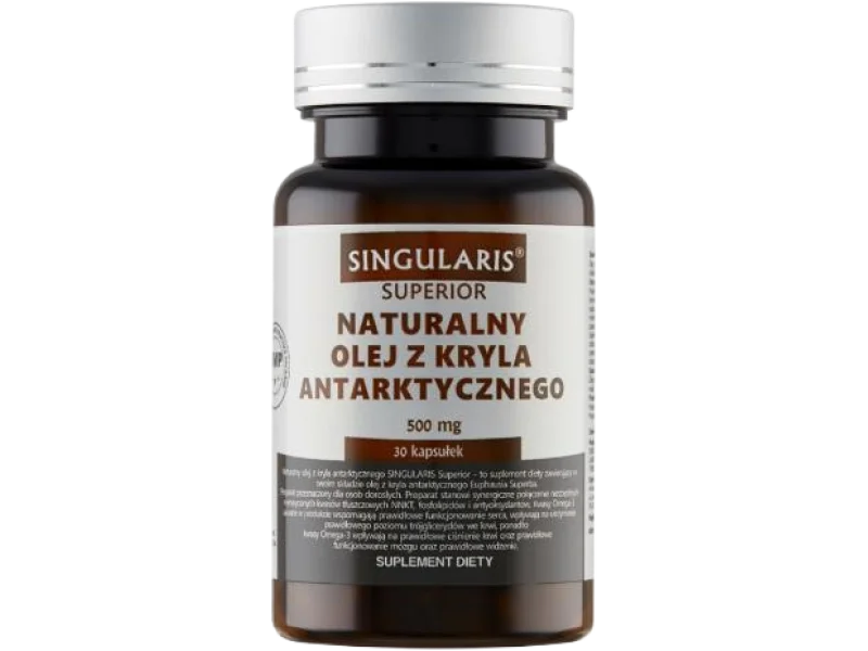 SINGULARIS Naturalny olej z kryla antarktycznego, kapsułki, 500 mg