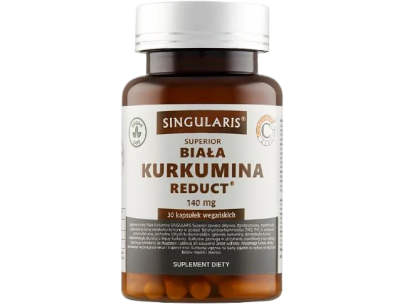 SINGULARIS Superior Biała kurkumina Reduct, kapsułki, 133 mg