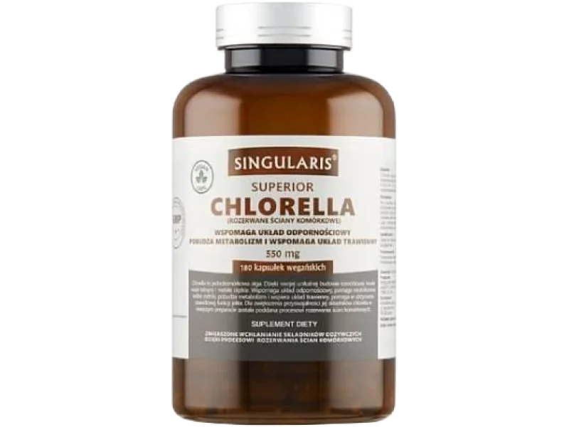 Singularis Superior Chlorella, kapsułki, 550 mg