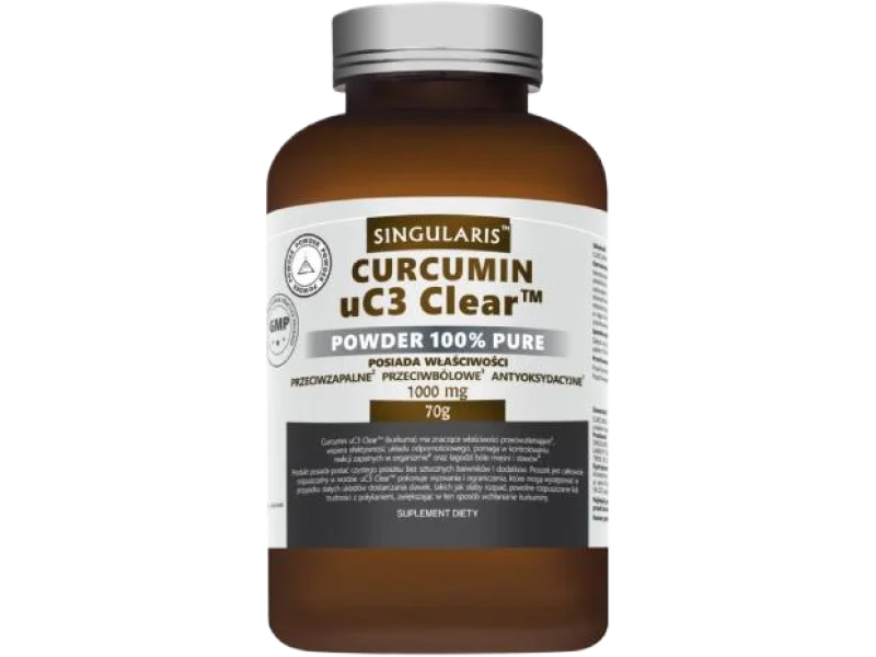Singularis Superior Curcumin uC3 Clear Kurkuma, proszek, 1000 mg