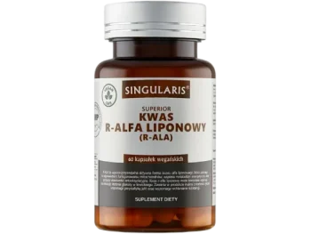 Zdjęcie produktu Singularis Superior Kwas R-ALFA LIPONOWY (R-ALA), kapsułki, 220 mg