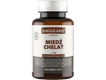 Zdjęcie produktu SINGULARIS Superior miedź chelat, kapsułki, 2 mg