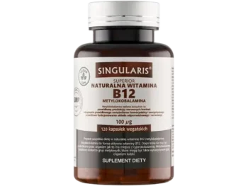 Zdjęcie produktu SINGULARIS Superior Naturalna witamina B12 metylokobalamina, kapsułki, 100 µg