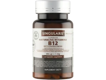 Zdjęcie produktu SINGULARIS Superior naturalna witamina B12 metylokobalamina, kapsułki, 990 µg