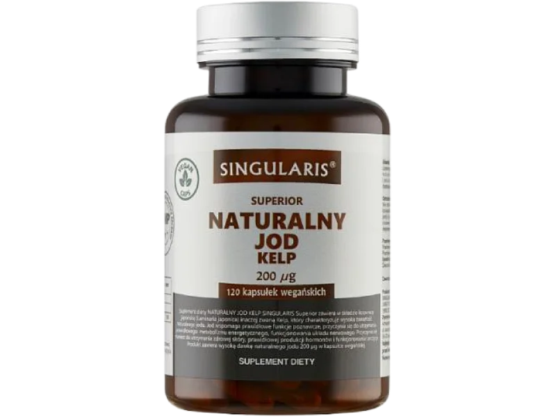 SINGULARIS Superior Naturalny Jod Kelp, kapsułki, 200 μg