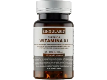 Zdjęcie produktu SINGULARIS Superior Witamina D3, kapsułki miękkie, 2000 IU