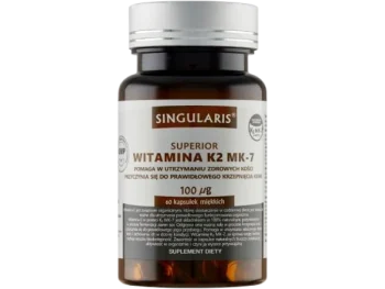 Zdjęcie produktu SINGULARIS Witamina K2 MK-7, kapsułki miękkie, 100 µg