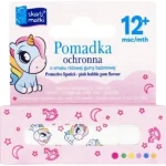 SKARB MATKI Pomadka ochronna dla dzieci 12m+ o smaku różowej gumy balonowej