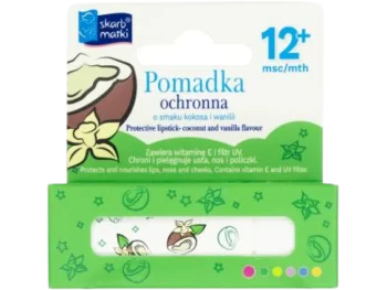 Zdjęcie produktu SKARB MATKI Pomadka ochronna dla dzieci o smaku kokosa i wanilii