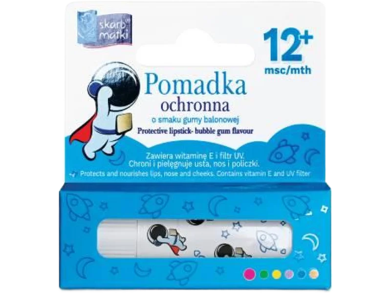 SKARB MATKI Pomadka ochronna o smaku gumy balonowej