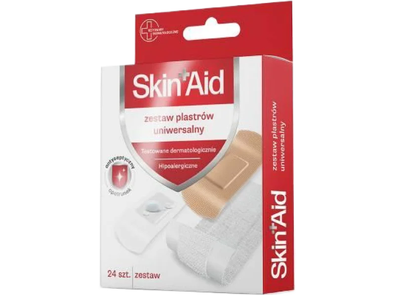 Skin Aid Zestaw plastrów uniwersalny, plastry, 0,3%