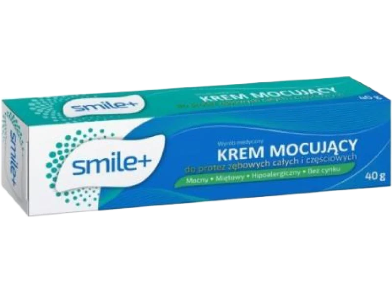 SMILE+ Krem mocujący do protez zębowych całych i częściowych