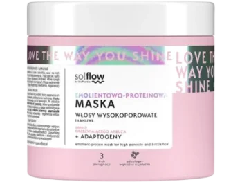 so!flow by Vis Plantis Emolientowo-proteinowa maska do włosów wysokoporowatych i łamliwych